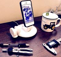 Gearhead iPhone Dock, Spiral Bevel 51T/17T or 3:1 Gear Ratio
