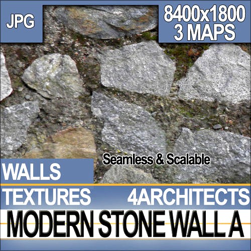 Modern Stone Wall