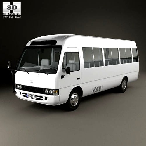 Toyota Coaster with HQ interior 2014