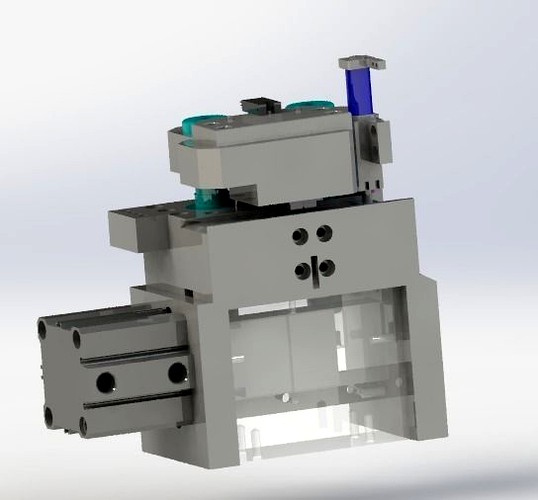 Clever z axis transverse mechanism