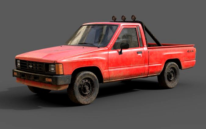 Toyota Hilux 1983-1988 pickup Game Ready