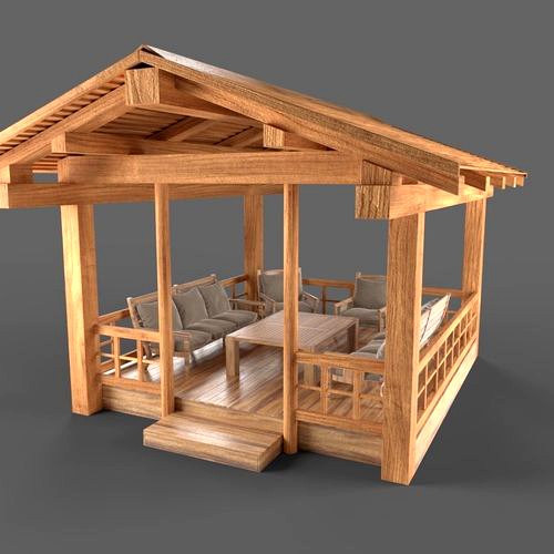 Wooden Pavillon