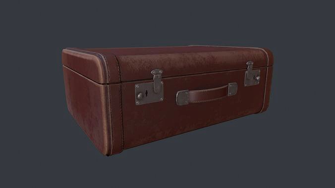 Leather Suitcase - Luggage - Leather Luggage - Leather - Bag