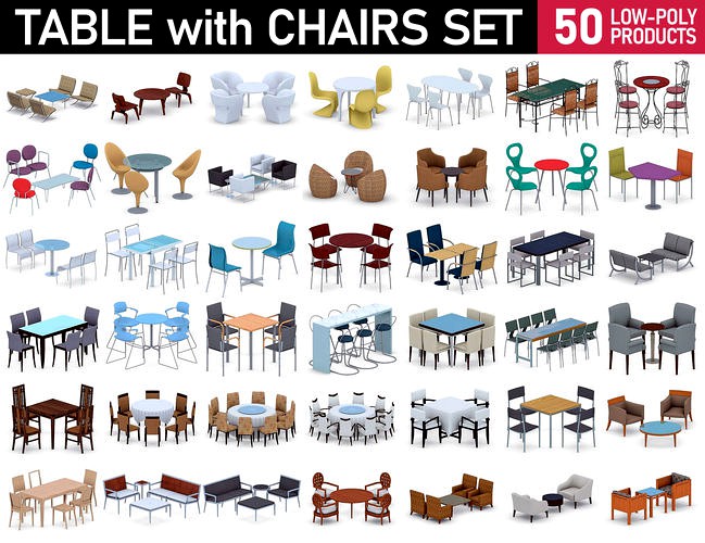 Table with Chairs Collection
