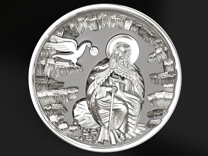 Prophet Ilya medallion | 3D
