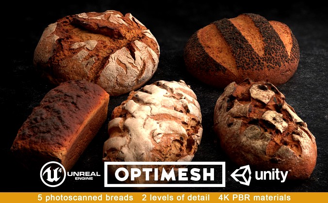 Bread 3D PBR Pack