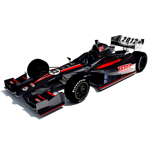 Black Indycar IZOD Race Car
