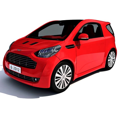 Red Aston Martin Cygnet Vehicle