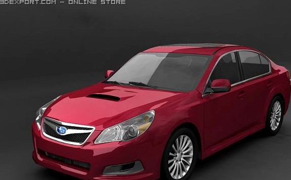 2010 Subaru Legacy GT 3D Model