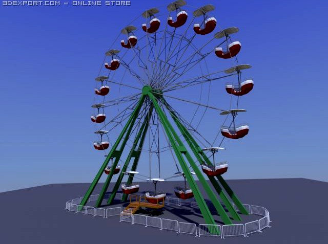 Ferris Wheel 3D Model