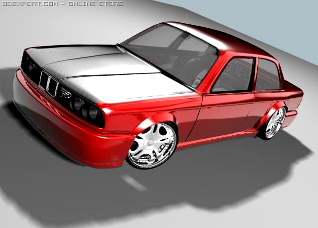 BMW M3 1990 3D Model