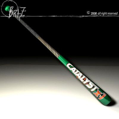 baseball bat_2 3D Model