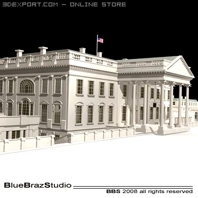 White House Complex 3D Model