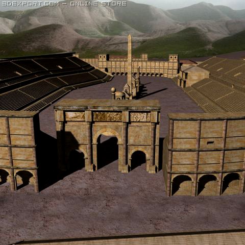 Circus Maximus 3D Model