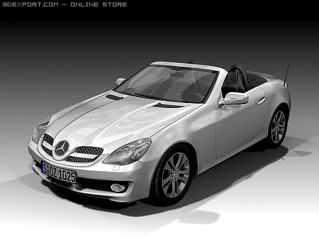 2008 Mercedes Benz SLK 3D Model