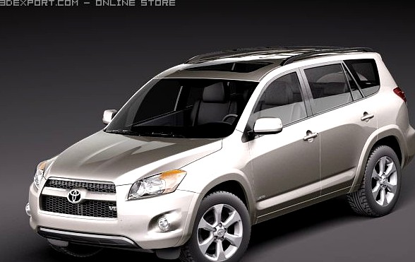 Toyota RAV4 2010 Limited 3D Model