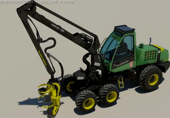 Harvester 3D Model