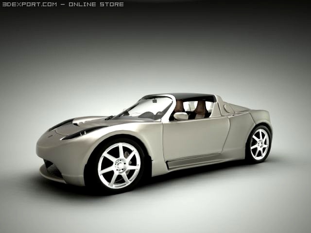 Tesla Car 3D Model