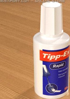 TippEx correction fluid 3D Model