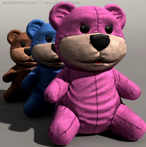 Toys 01  bear 3D Model