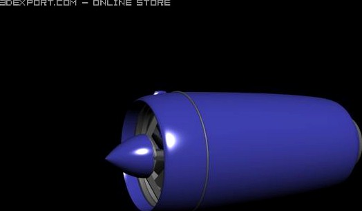 Jet engine 3D Model