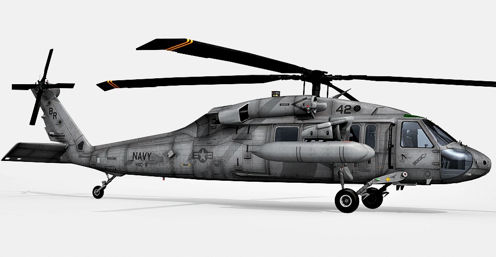MH-60 Black Hawk helicopter 3d model