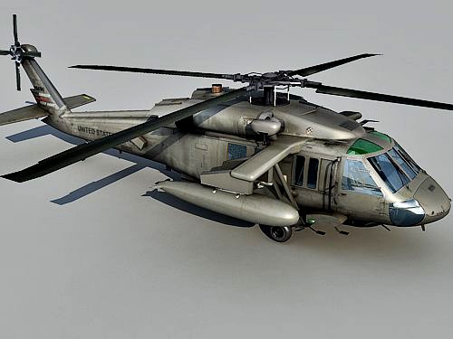 UH-60 Blackhawk 3d model