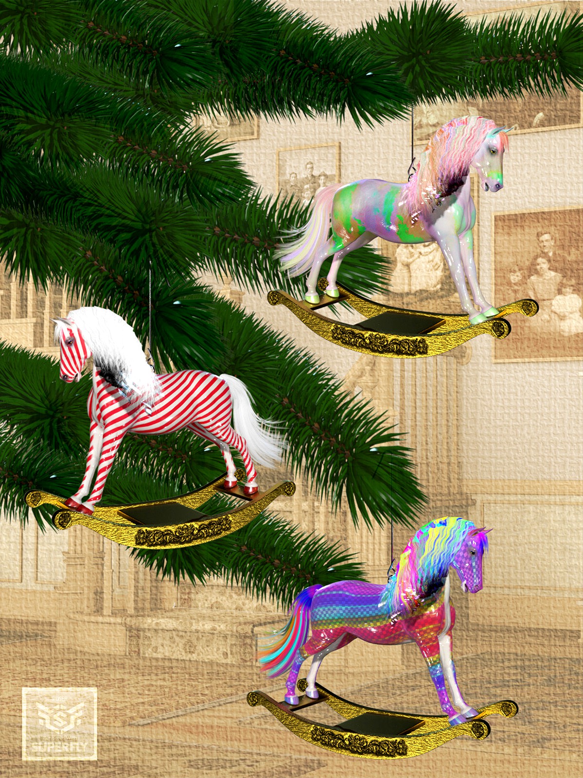 Faery Dreaming-Christmas Candy for Harry, the HiveWire Horse.