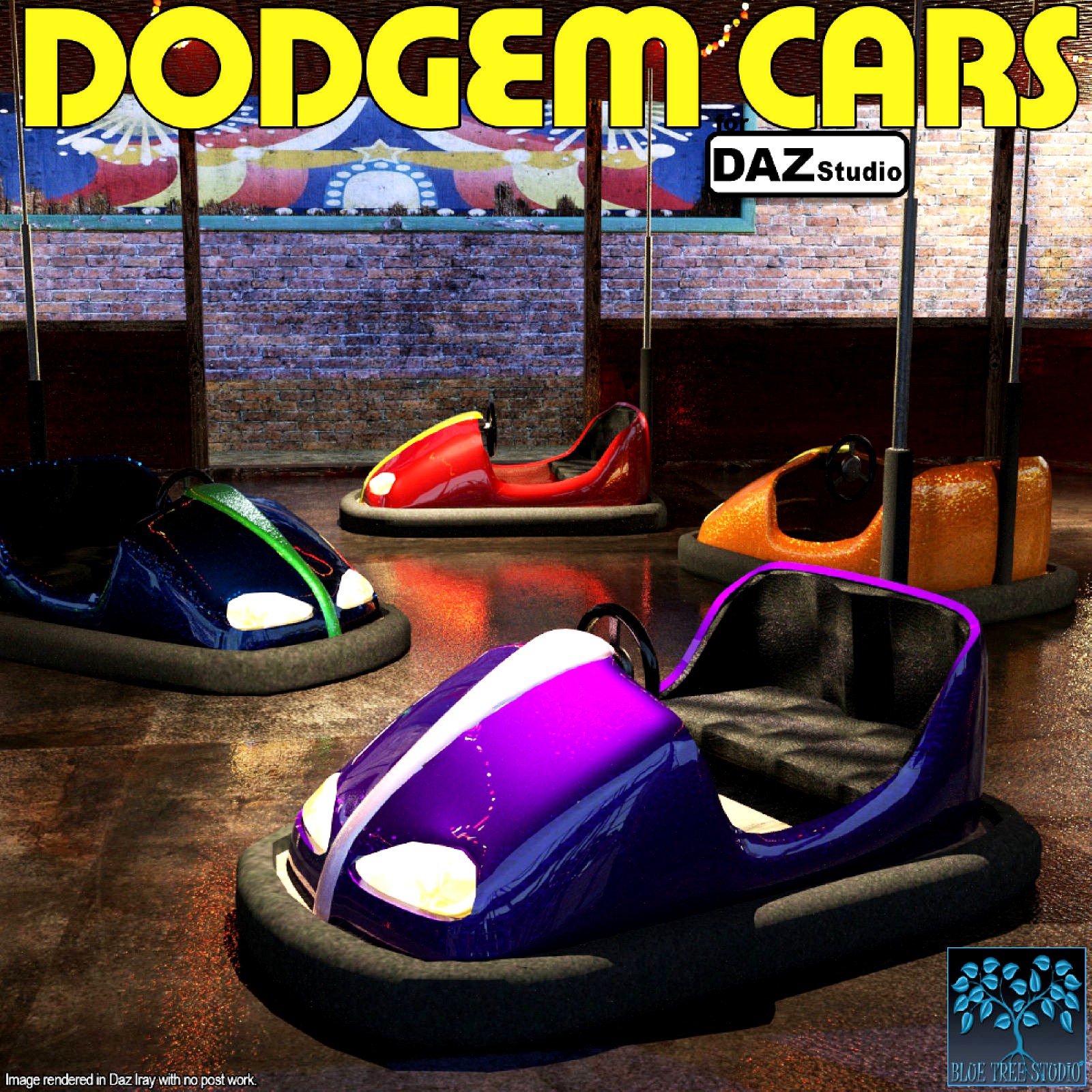 Dodgem Cars for Daz Studio