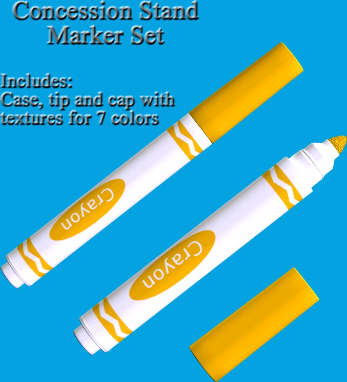 Concession Stand Marker Pen