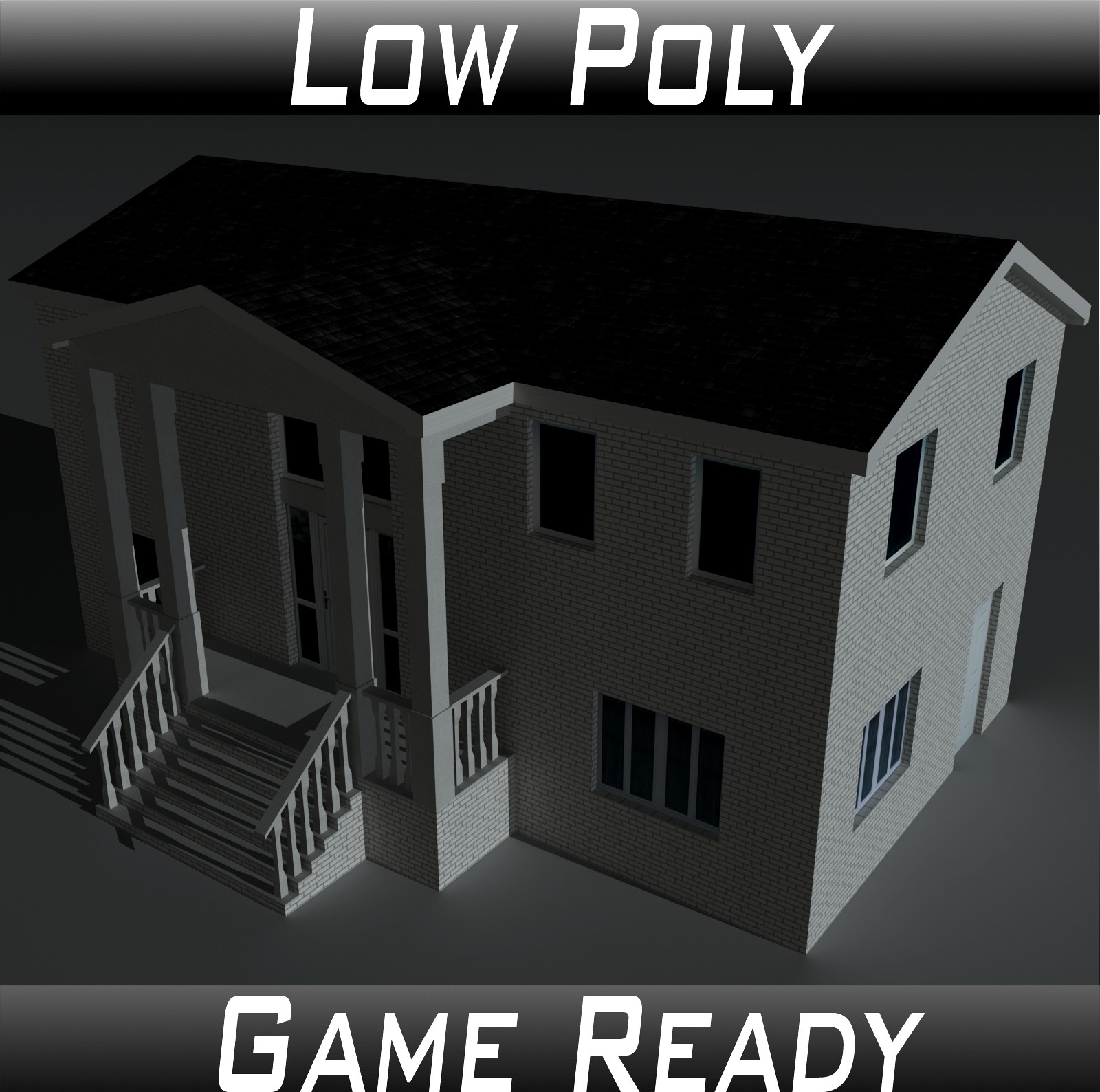 Low Poly House 10 - Extended Licence