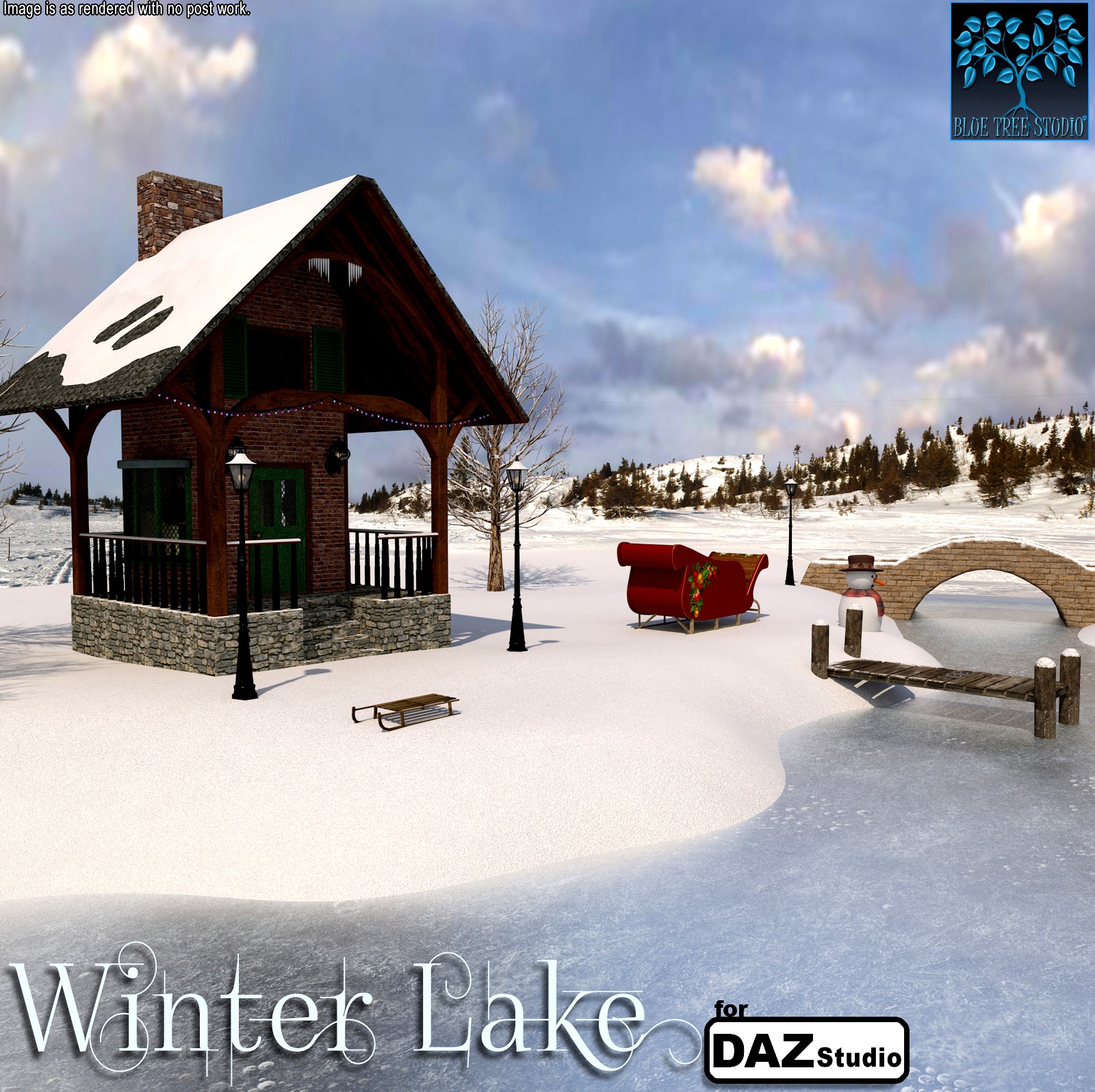 Winter Lake for Daz Studio