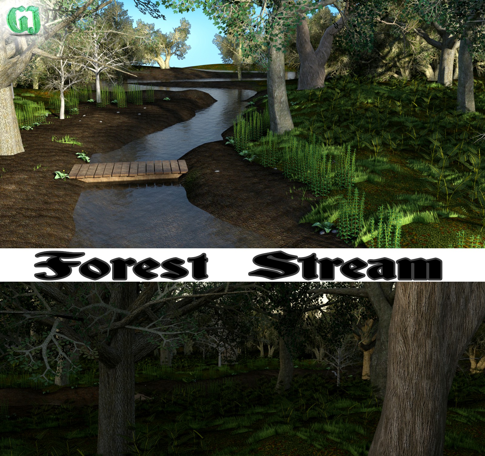 Forest Stream for Daz