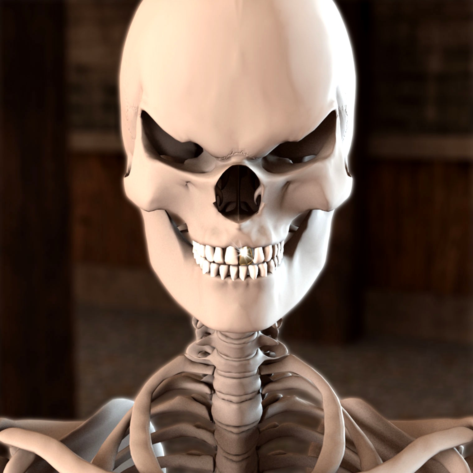 Skeleton for Genesis 8 Male