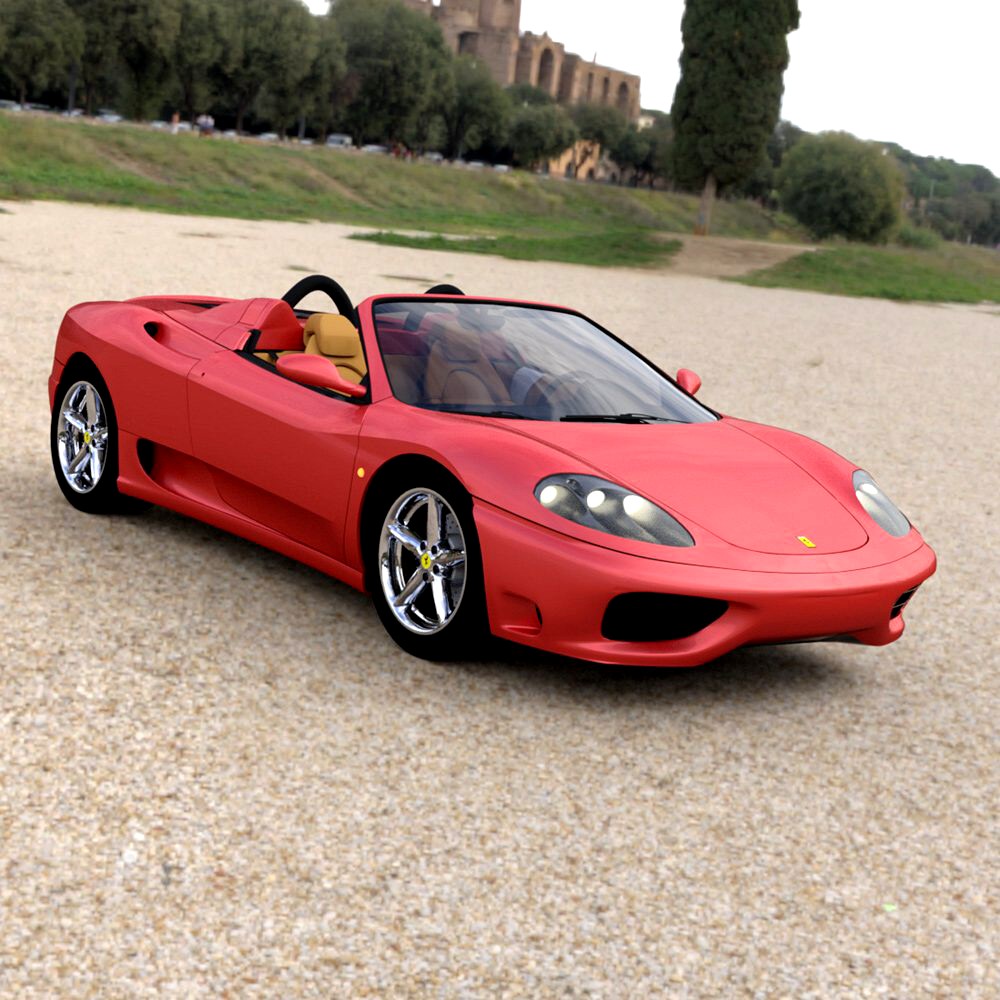Ferrari 360 Spider 2000 for DAZ Studio