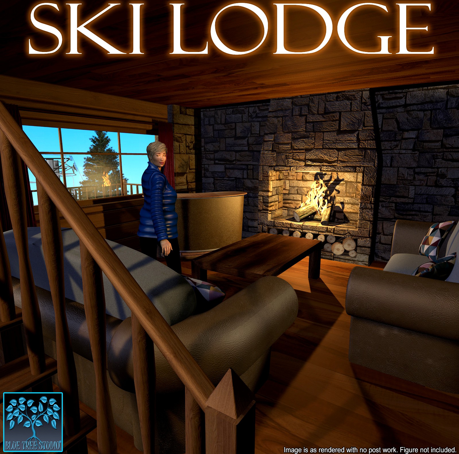 Ski Lodge for Poser