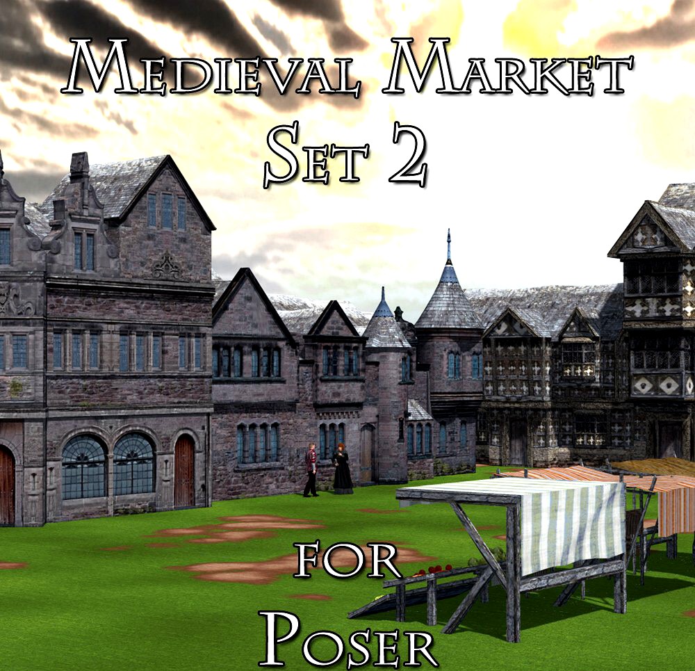 Medieval Market 2 - for Poser