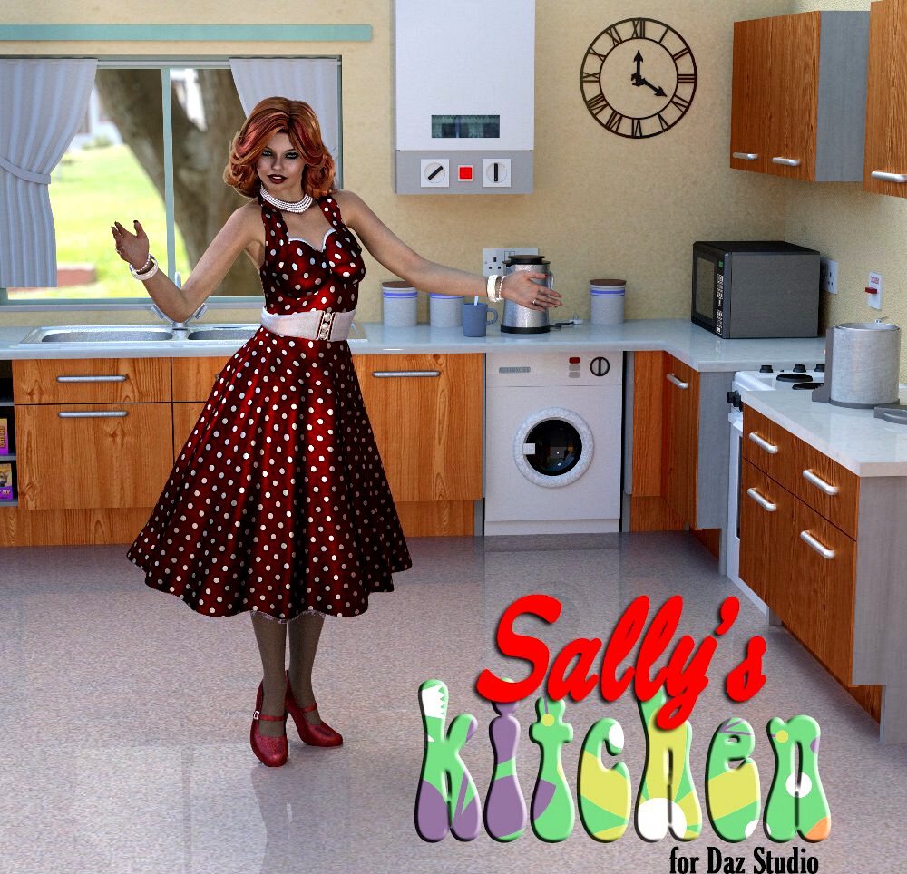 Sally`s Kitchen for DAZ Studio