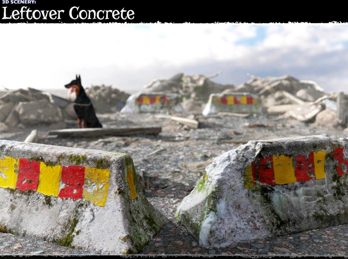 3D Scenery: Leftover Concrete