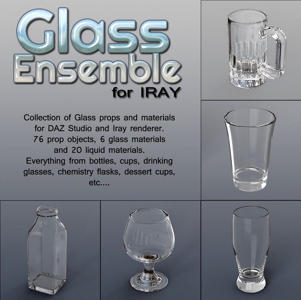 Exnem Glass Ensemble for IRAY