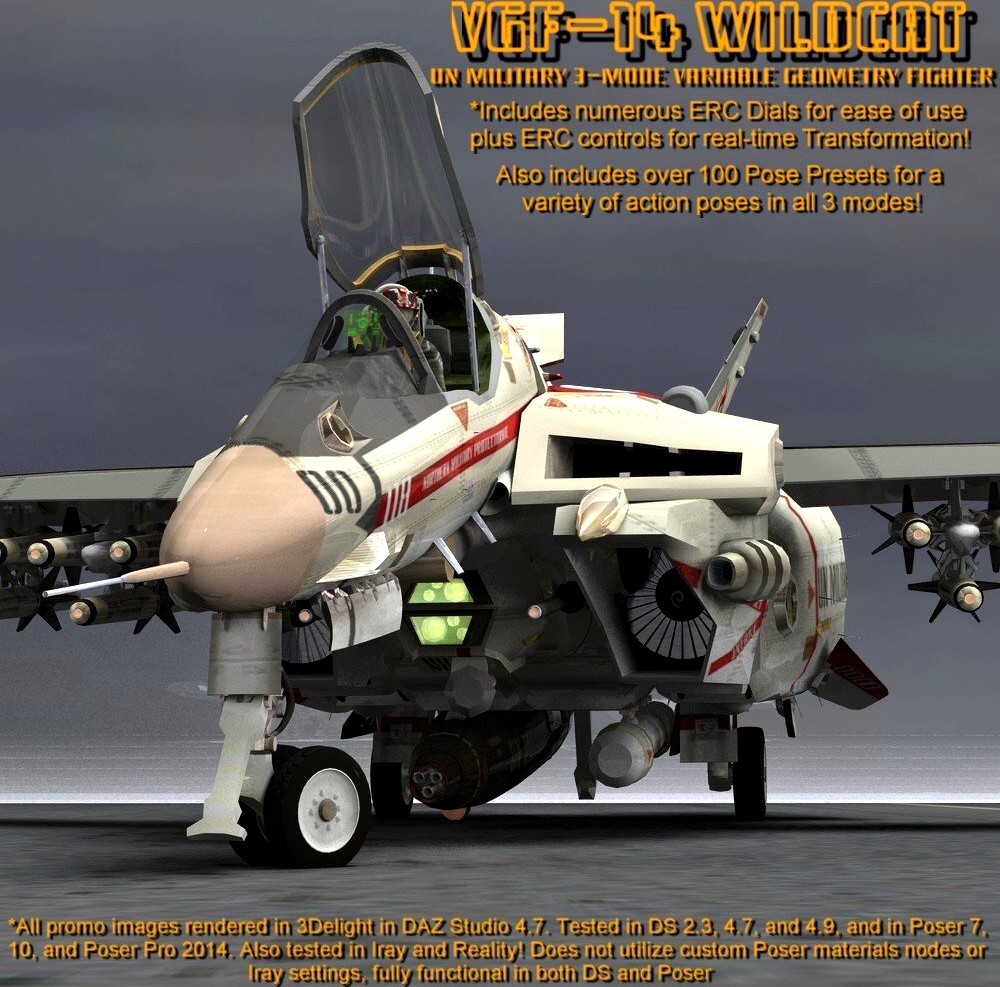 VGF-14 D Wildcat (for Poser)