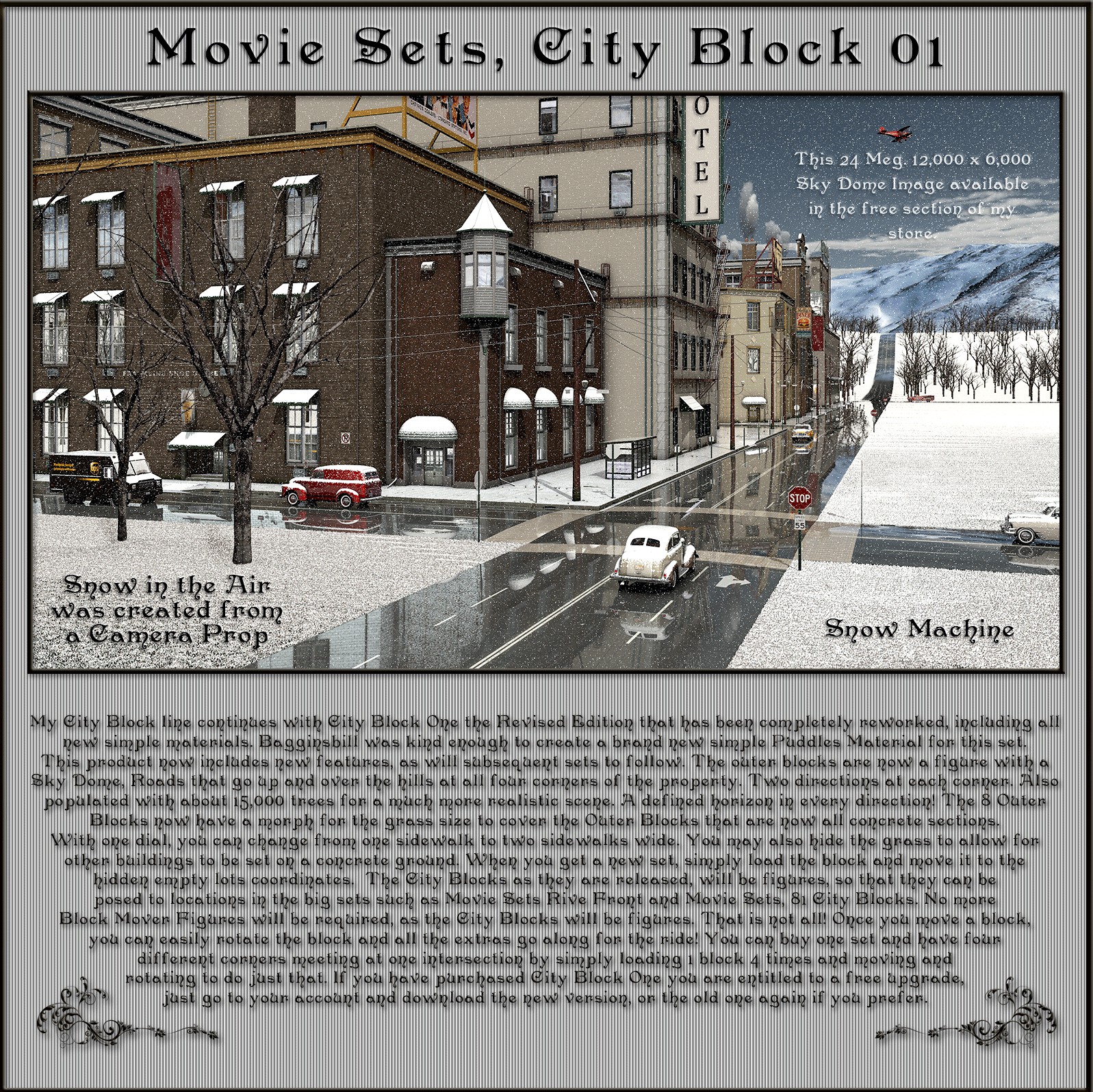 Movie Sets, City Block 01