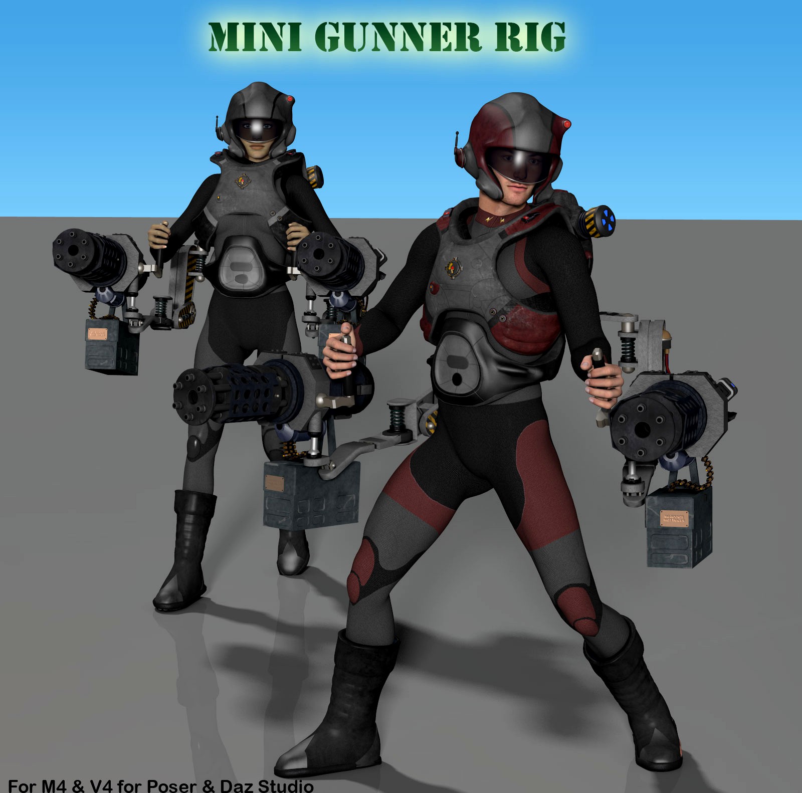 Sci-Fi MiniGunner Rig