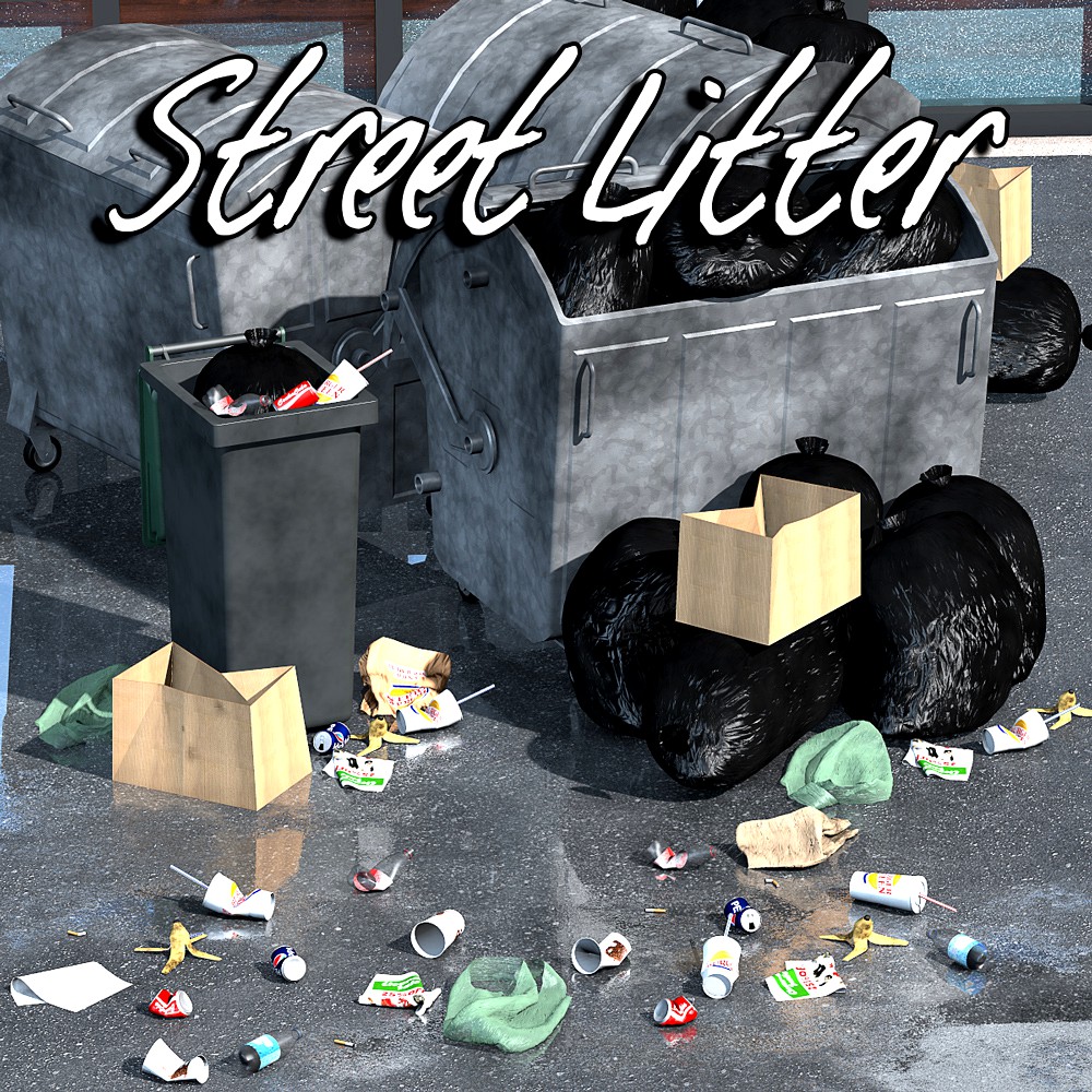 Everyday items, Street litter - Extended License