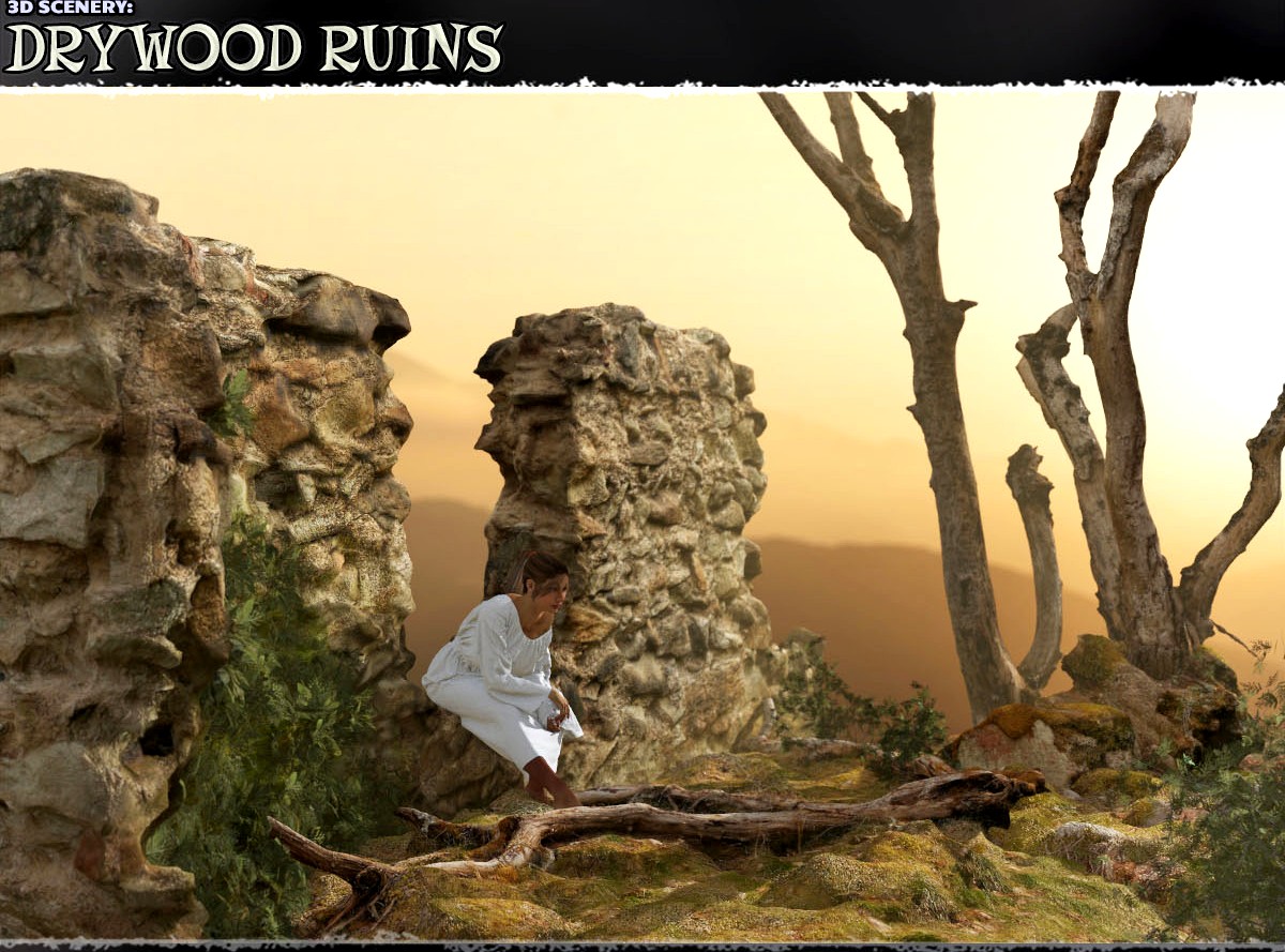3D Scenery: Drywood Ruins