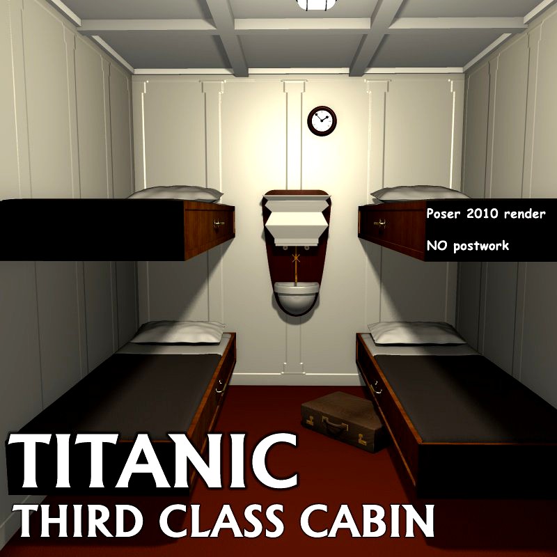 Titanic third class cabin - Extended License