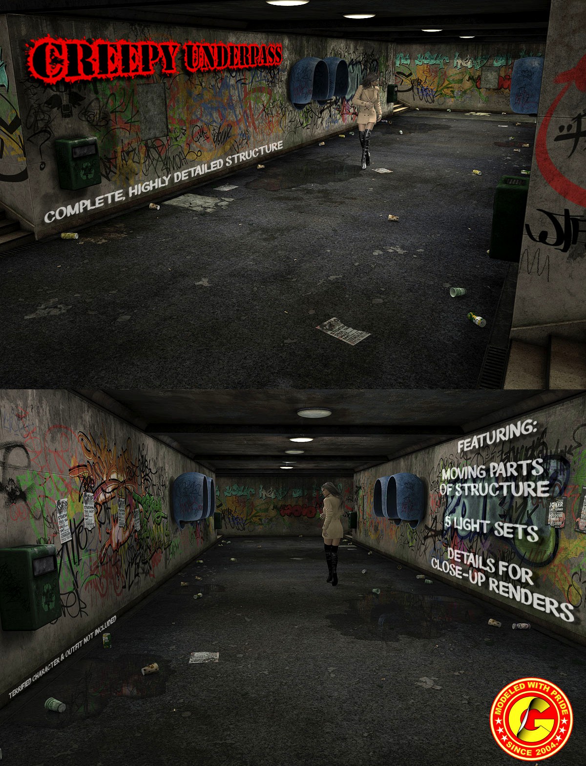 Creepy Underpass - Extended License
