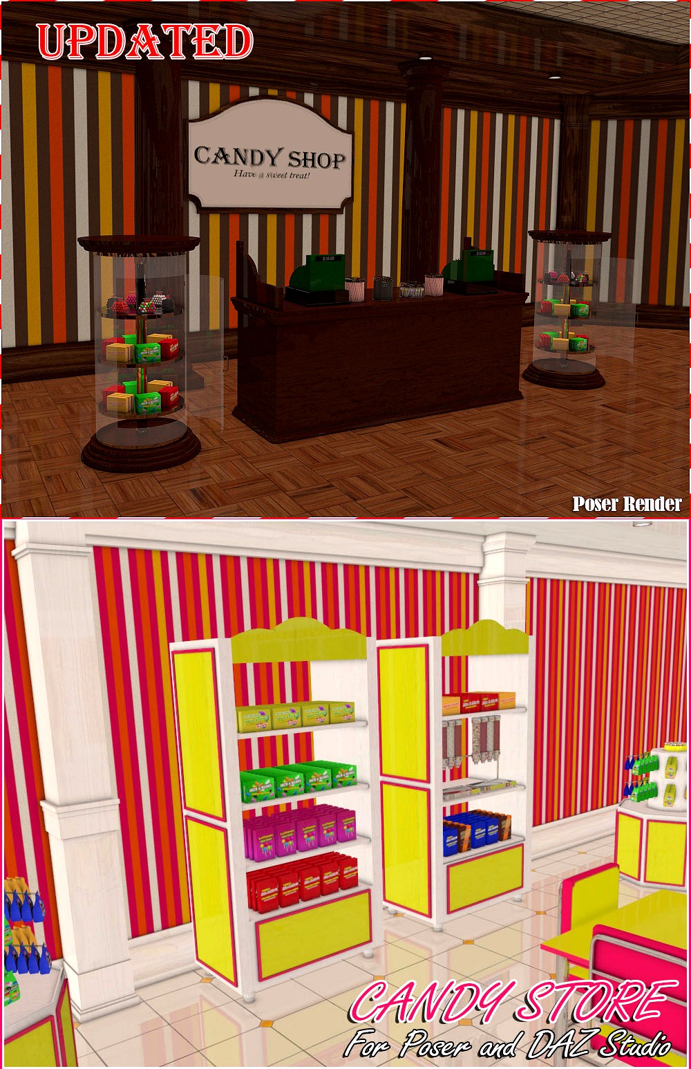 Candy Store Interior - Extended License
