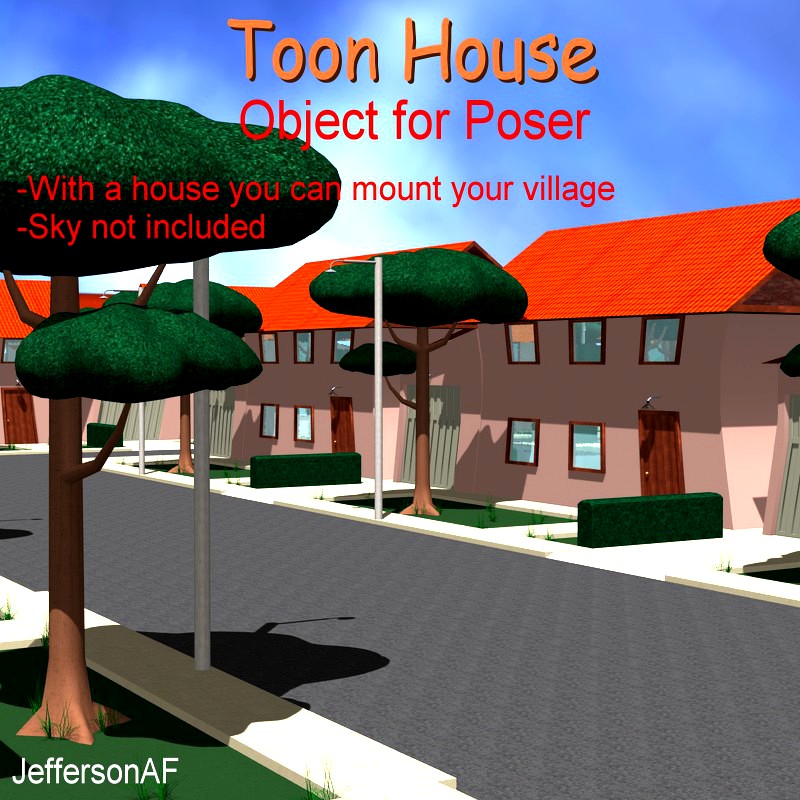 Toon House Poser