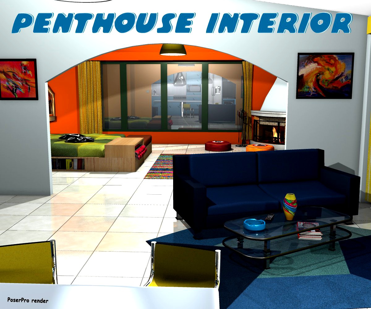 Penthouse interior - Extended License